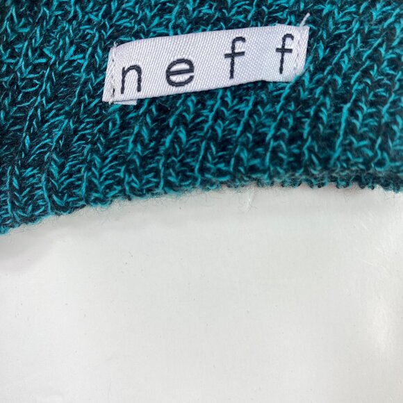 Neff Daily Heather Beanie Green Knit Hat Unisex Winter Accessory - Picture 3 of 5